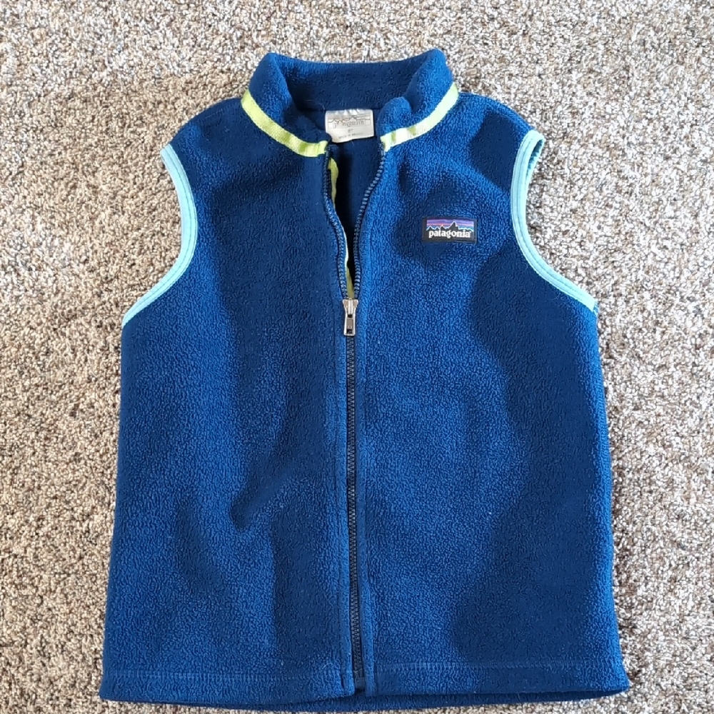 Patagonia Navy Blue Fleece Vest